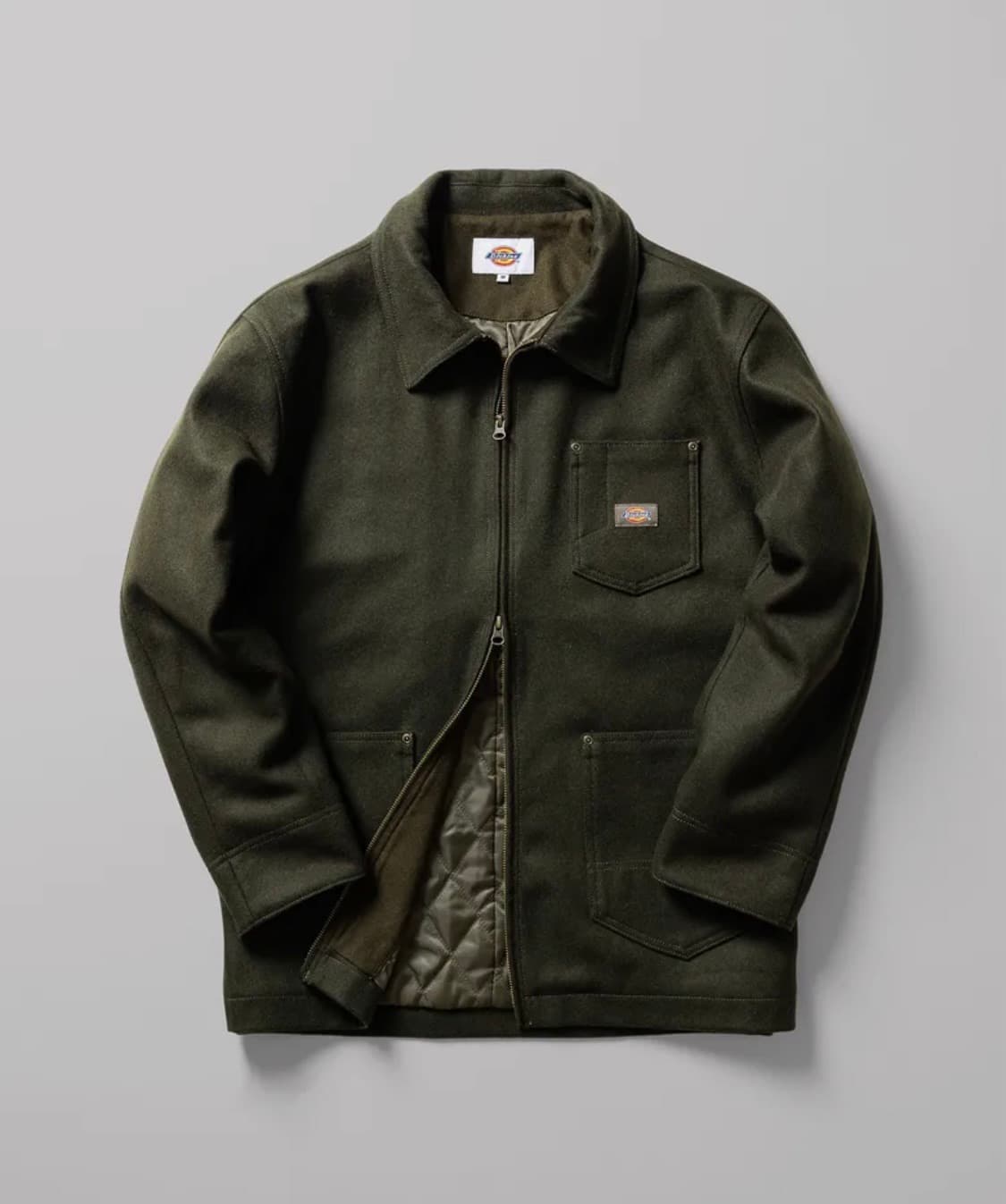 디키드 울 초어자켓 올리브 m 상품이미지5