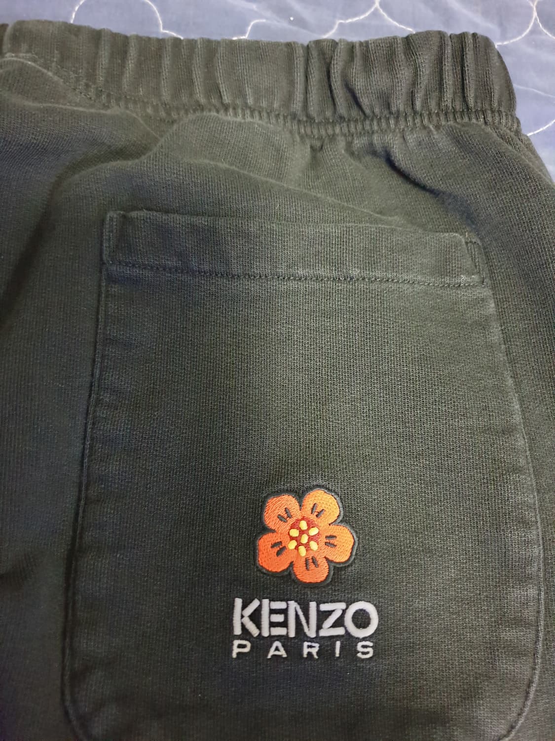 (22FW) 겐조 파리 백 보케 플라워자수 스웨트 조거팬츠 블랙 (XL) 상품이미지3