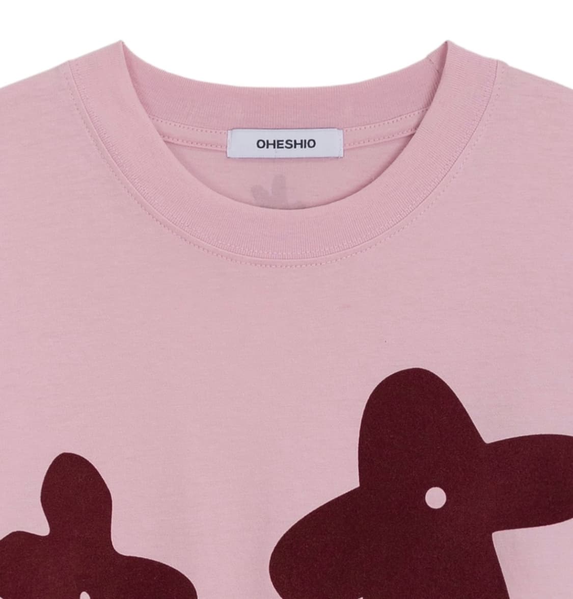 오헤시오 flower boxy t-shirt (pink) 상품이미지2
