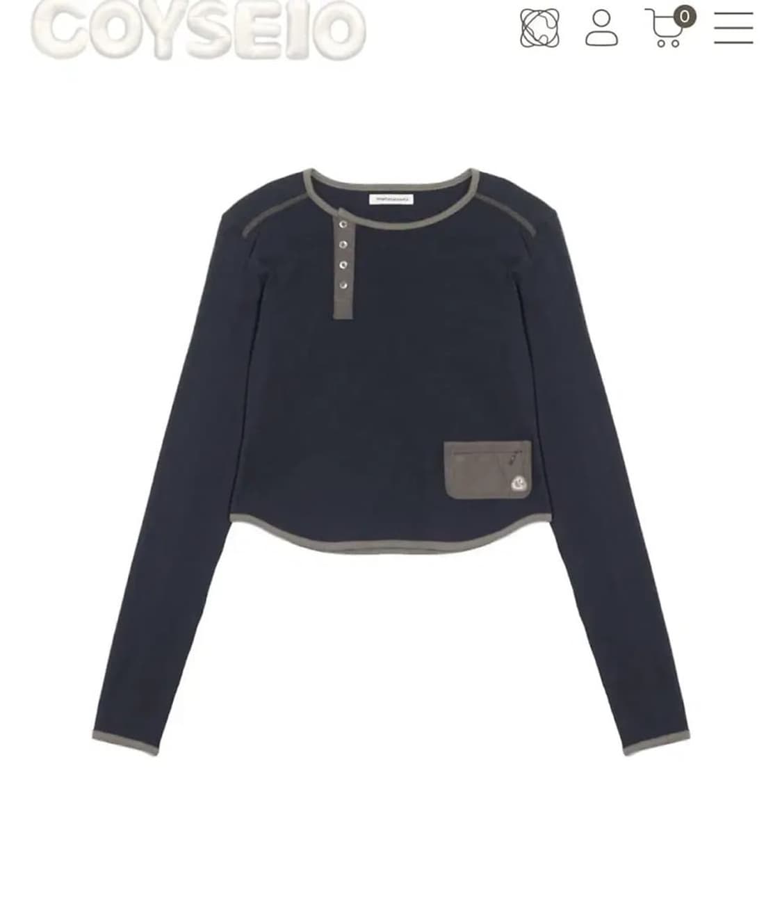 코이세이오 언발란스 롱슬리브 상품이미지1