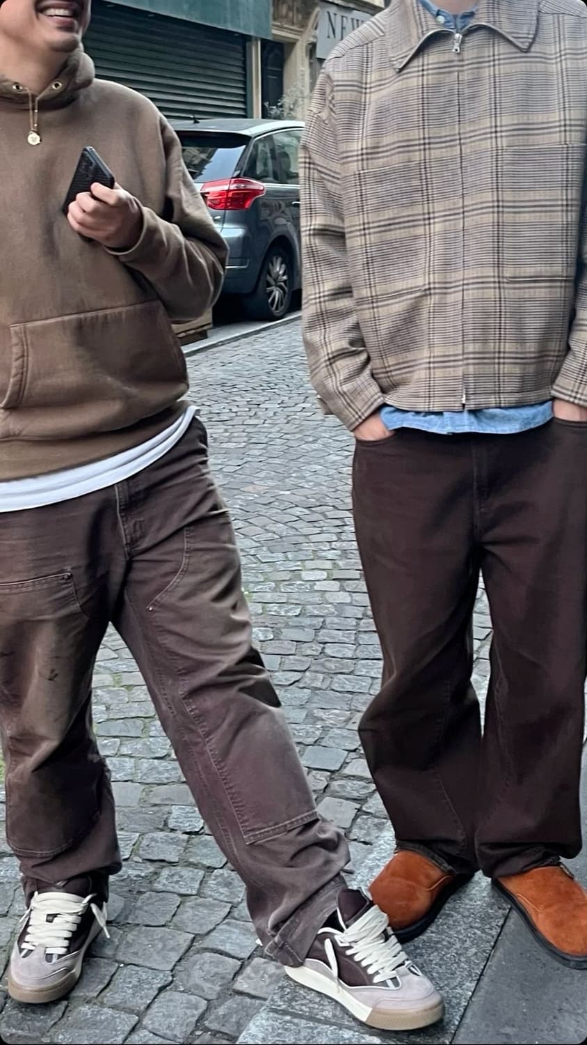 [34] 스투시 스포티드 블리치 워크팬츠 브라운 상품이미지10