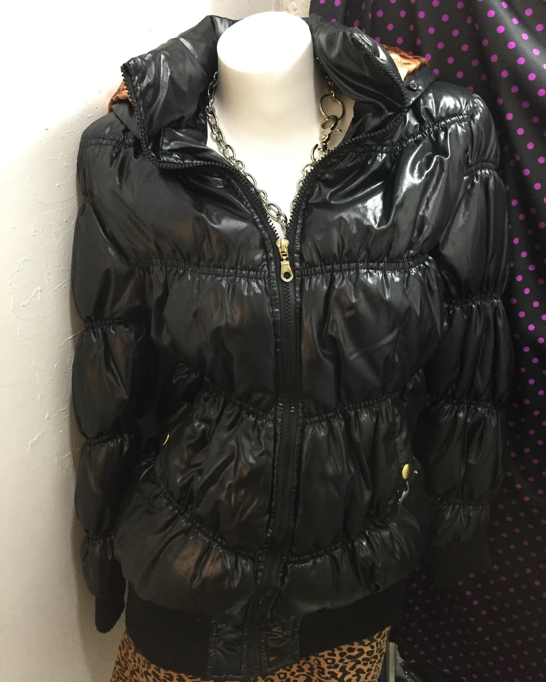 갸루 호피 패딩 🍩 상품이미지2