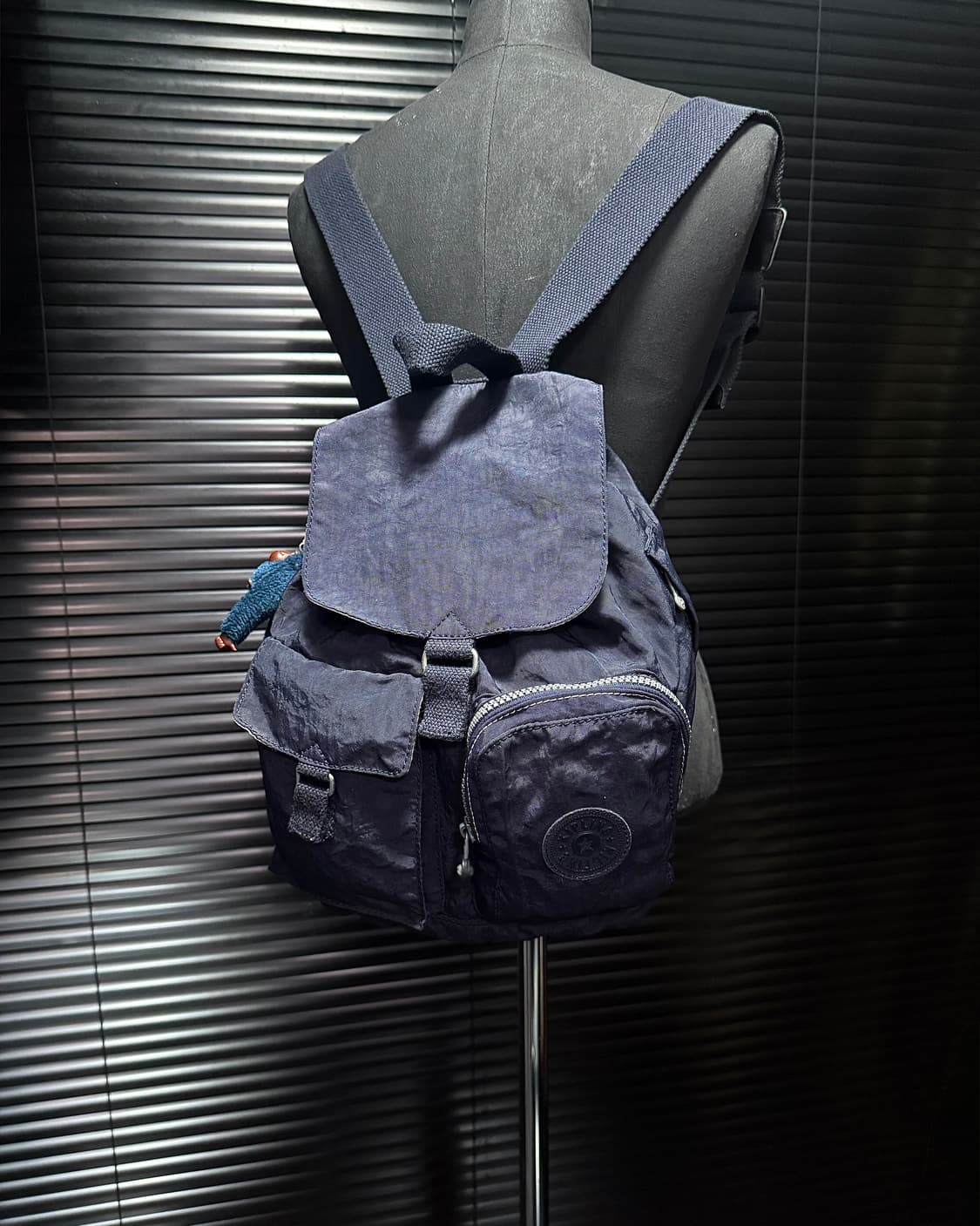 키플링 복조리 가방 백팩 남색 네이비 미니백 고릴라 인형 키링 y2k 상품이미지1