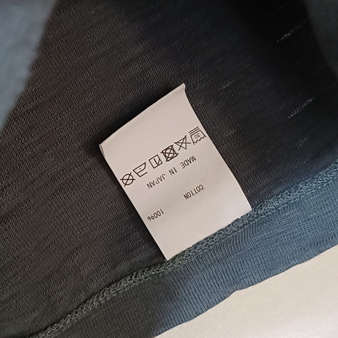 일본정품 선서프 면 라운드 반팔 티 남성 L 면티 챠콜 사랑봉봉 상품이미지7