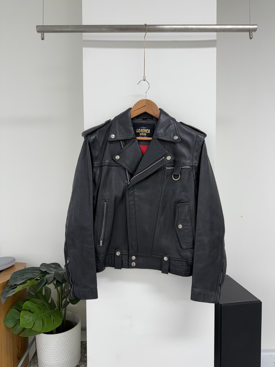 FINE LEATHER WEAR 락무드 투웨이 라이더 자켓 상품이미지1