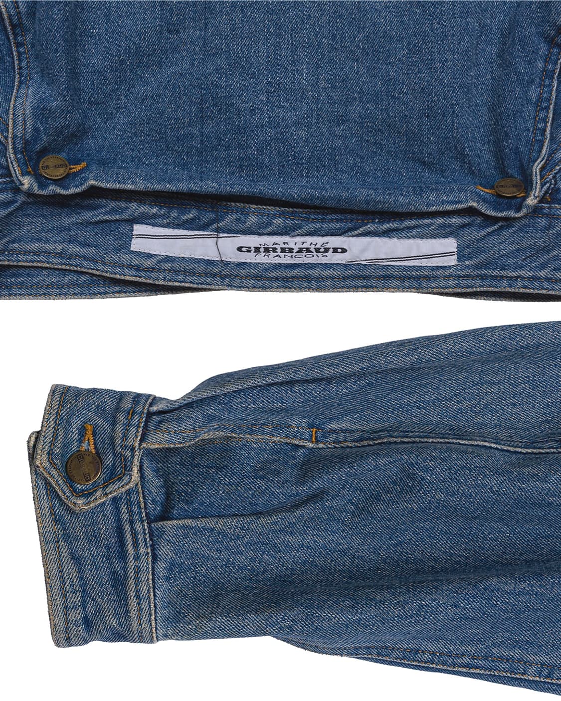 80s 마리떼프랑소와저버 큐브 데님자켓 M 상품이미지3