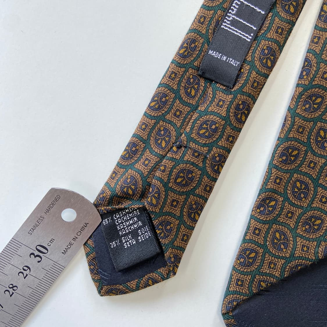 던힐(dunhill) 명품 정품 캐시미어 넥타이  상품이미지6