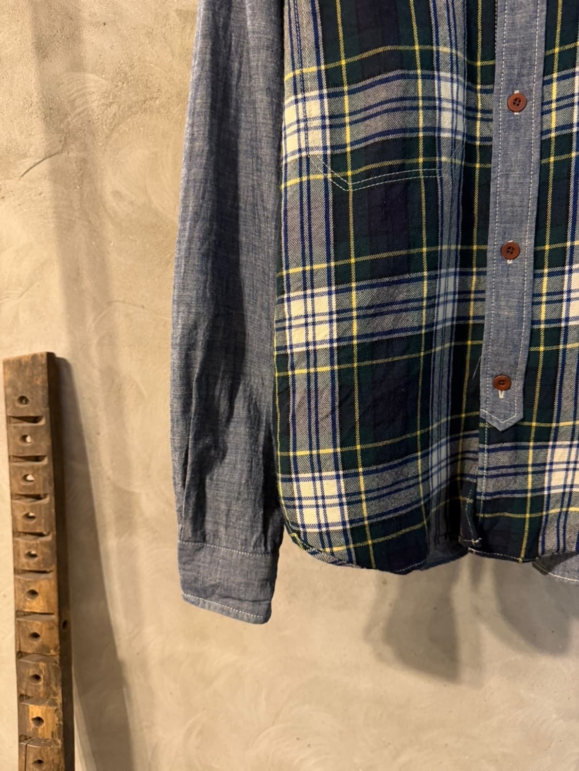 준야 와타나베 꼼데가르송 워크셔츠 슬림100 상품이미지5