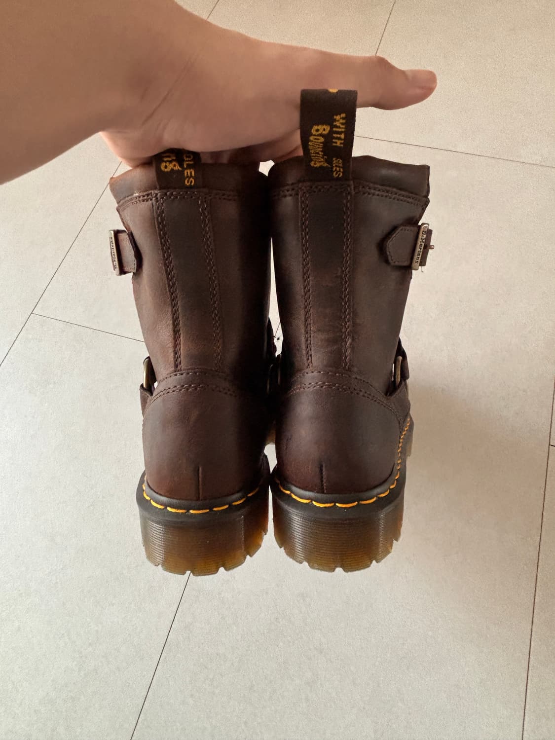 닥터마틴 크레이호스 앵클부츠 / 바이커 엔지니어 UK9 (280) 상품이미지6