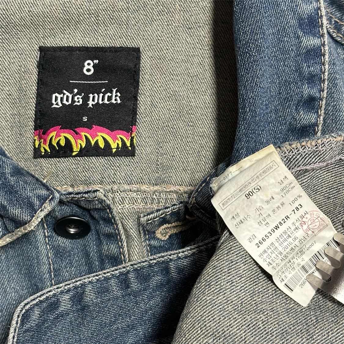 에잇세컨즈 GD 데님 자켓 상품이미지3