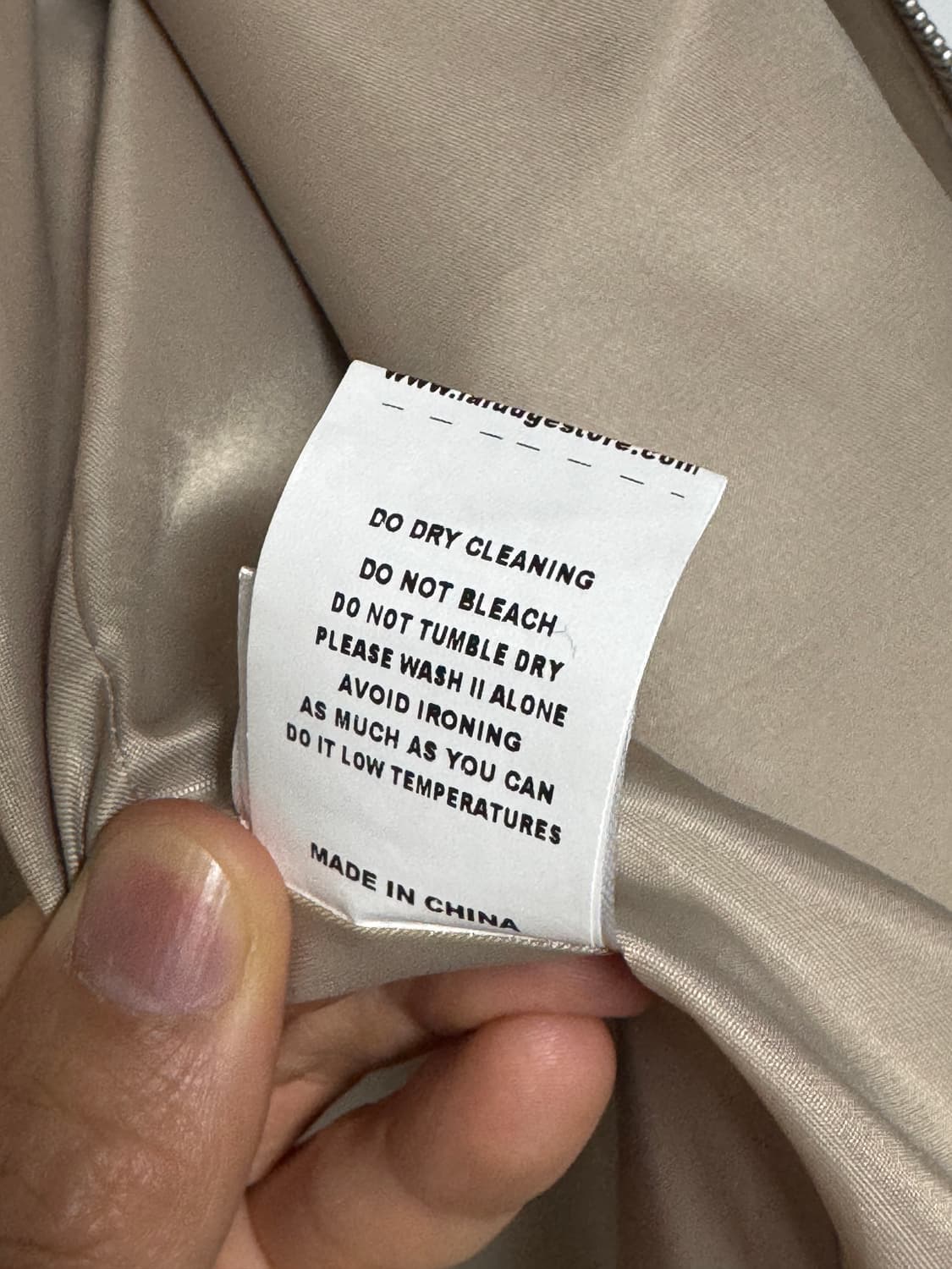 라퍼지 스토어 봄 자켓 베이지 100 새상품급 상품이미지5