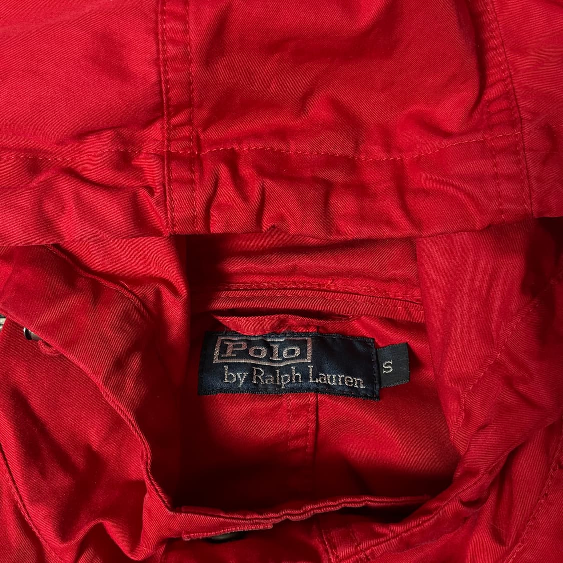 폴로랄프로렌 레드 스트링 후드 자켓 S 상품이미지4