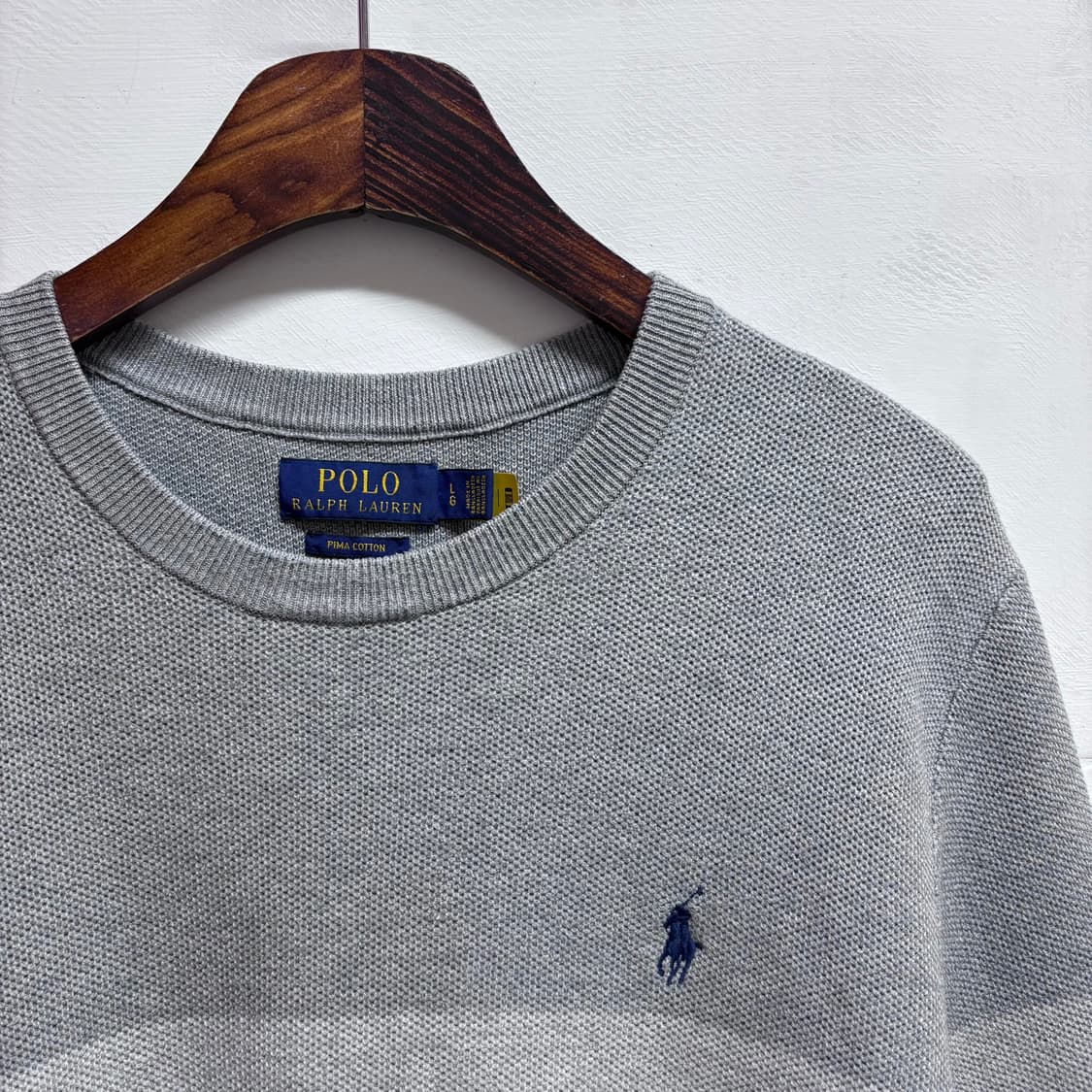 POLO Ralph Lauren 폴로 랄프로렌 피마코튼 와플니트 L  상품이미지2