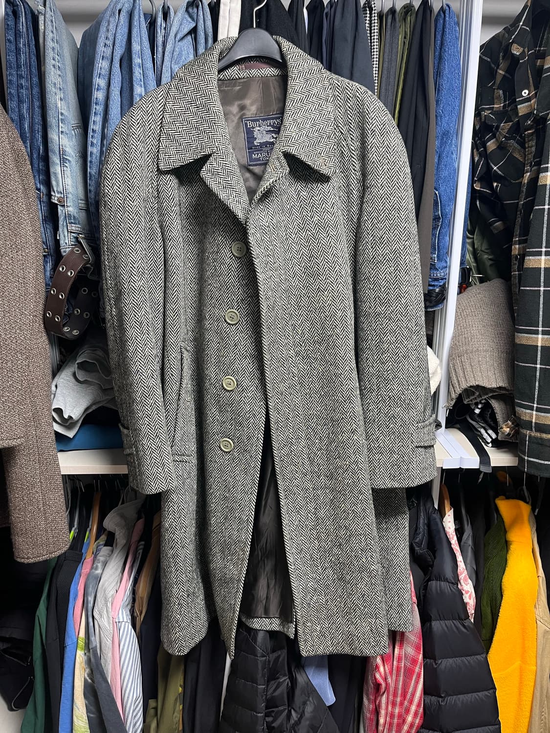 버버리 아이리쉬트위드 코트 상품이미지2