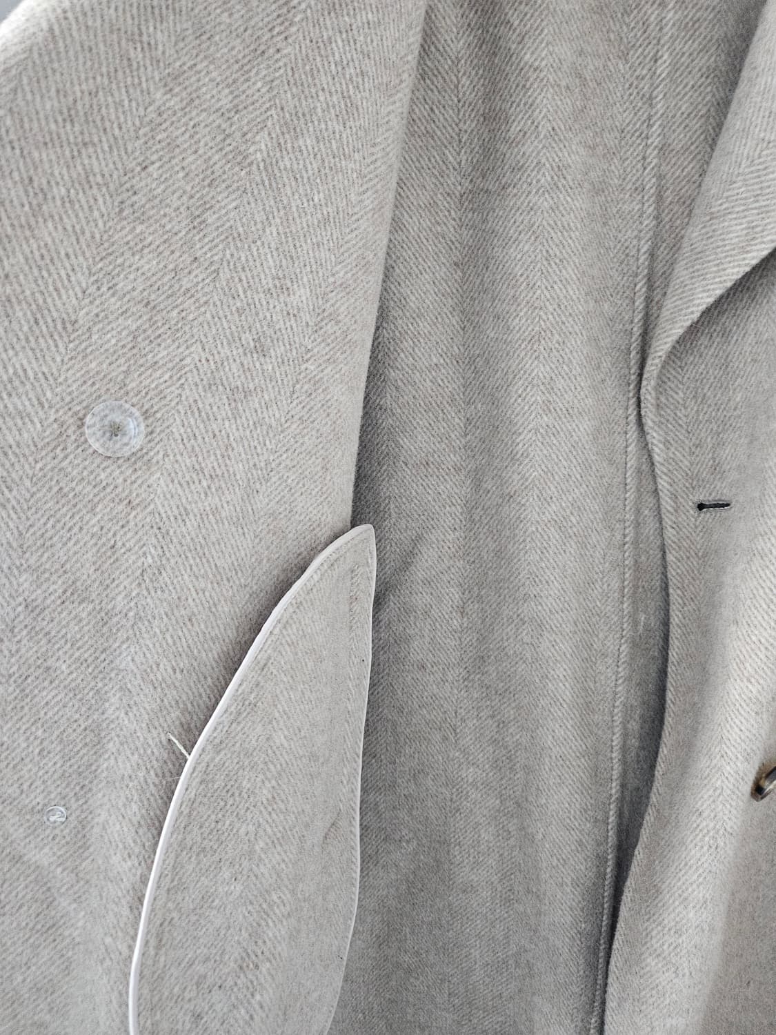 간절기용 라마 울 코트 상품이미지7