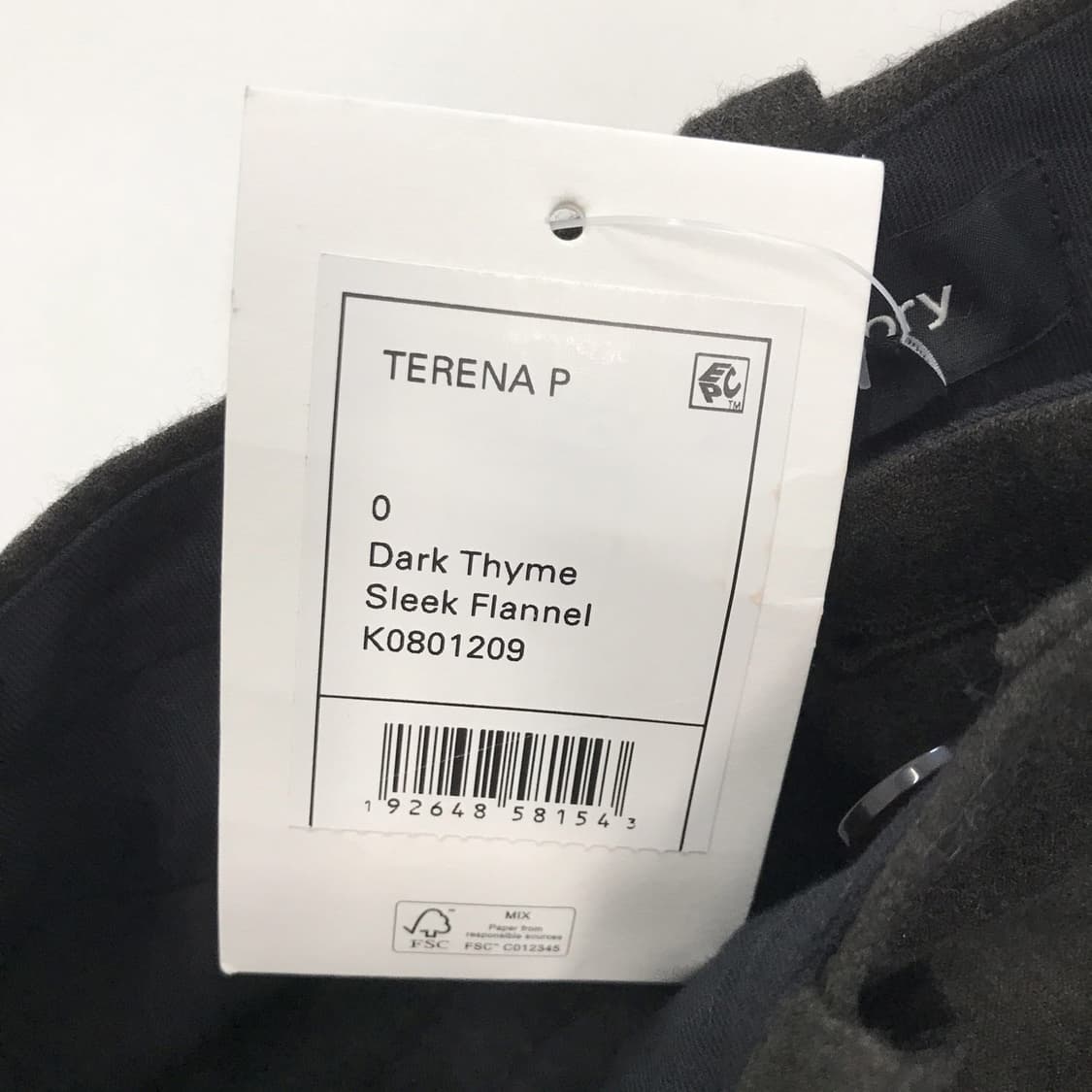 띠어리 Theory 테레나 부츠컷 울팬츠 새상품 택가62만 [0사이즈] 상품이미지7