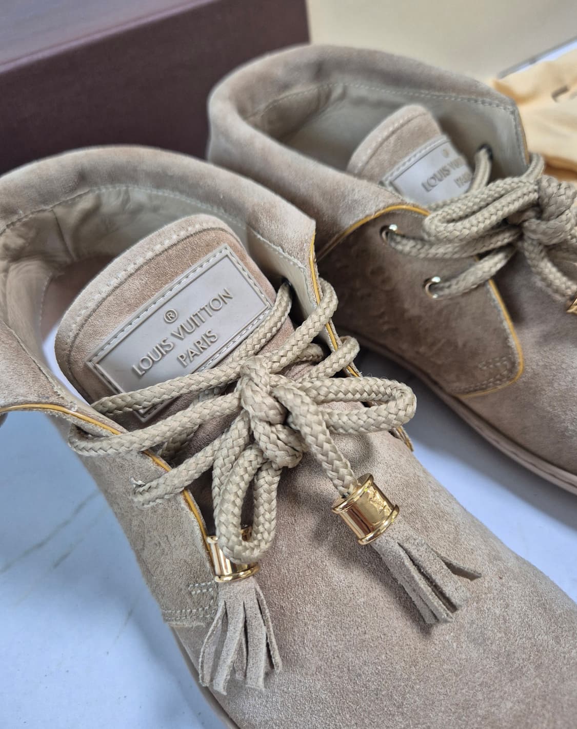 (정품) 루이비통 모노그램 스웨이드 부츠 34.5 상품이미지7