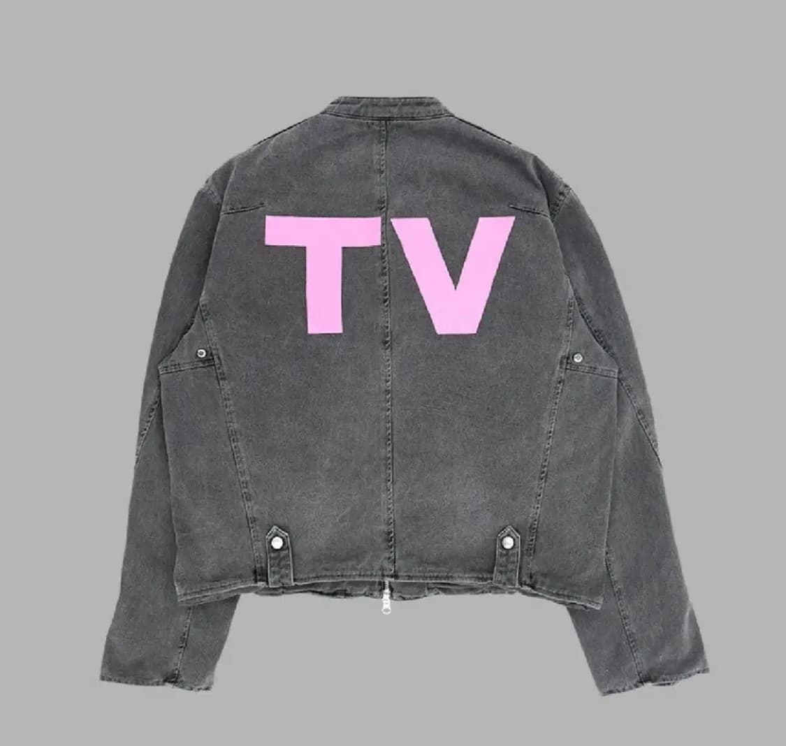 더뮤지엄비지터 피그먼트 라이더 자켓 M 상품이미지2