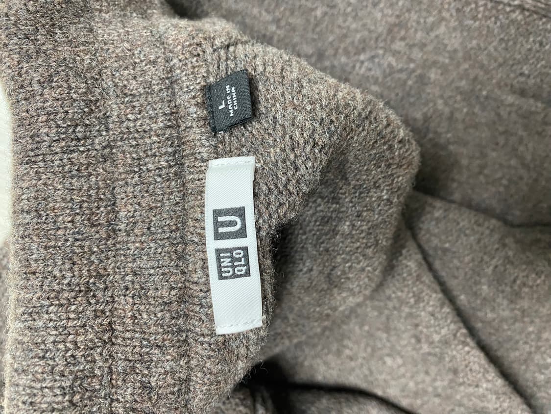 uniqulo 유니클로U 램스울니트자켓 (size L) 상품이미지4