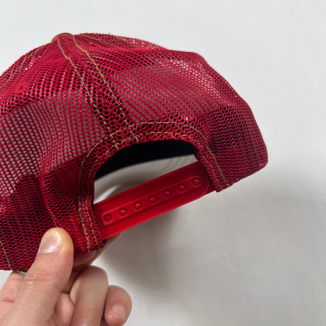 데드스탁 본더치 von dutch 가죽 레더 메쉬 트러커 캡모자 상품이미지5