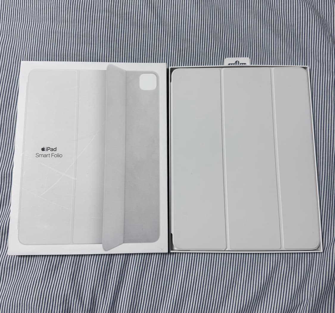 아이패드 프로 12.9 정품 스마트 폴리오 케이스 화이트 상품이미지1