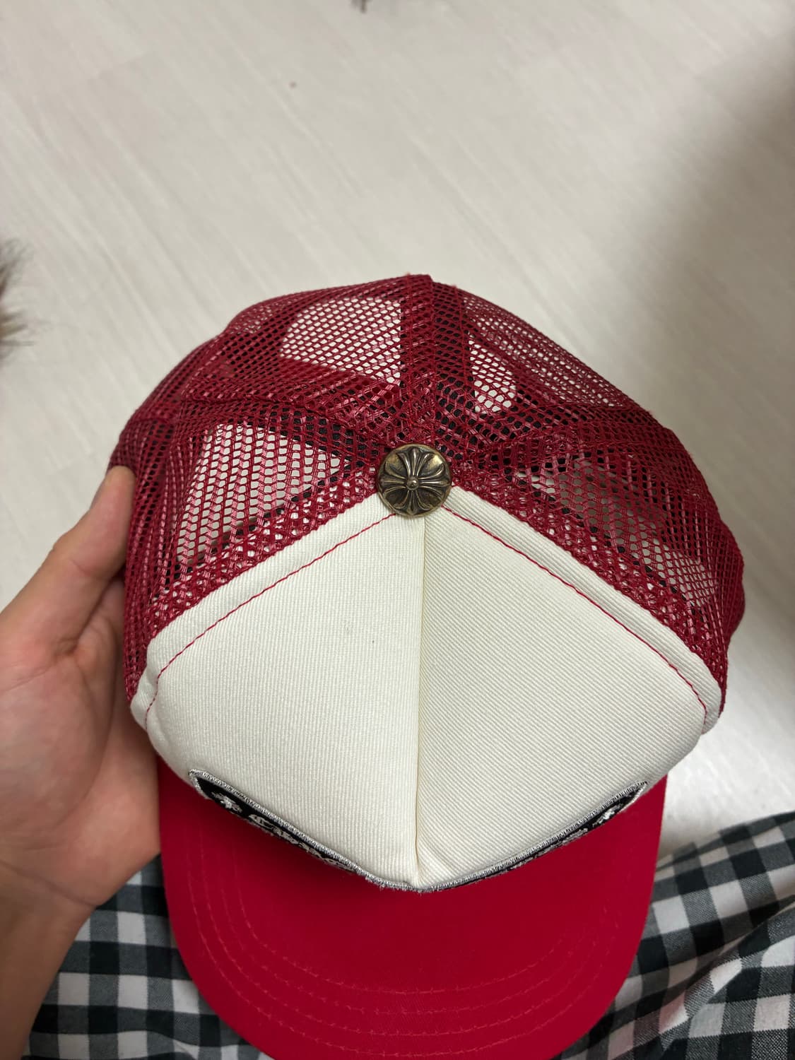 크롬하츠 CH 매쉬트러커 캡 레드 상품이미지2