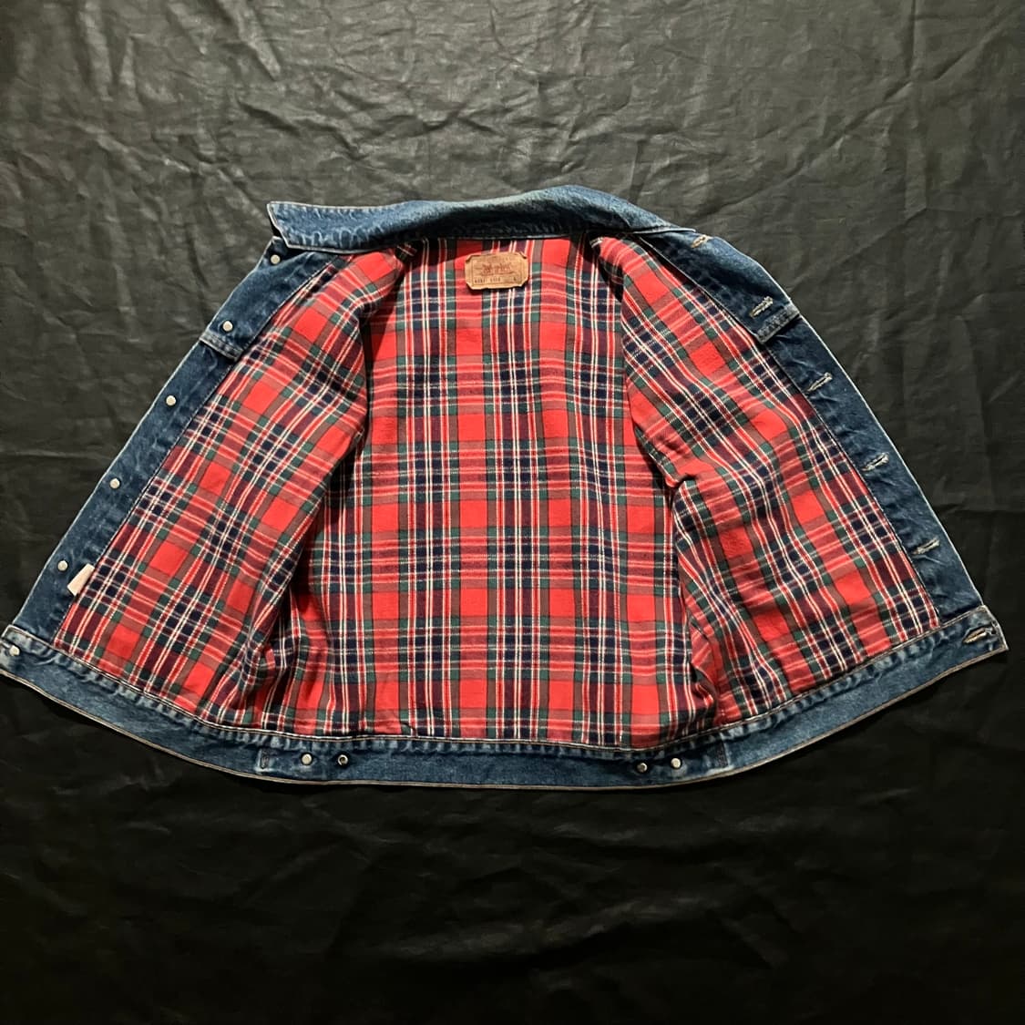 🇺🇸 80s USA 빈티지 리바이스 60511 3세대 데님 베스트 상품이미지3