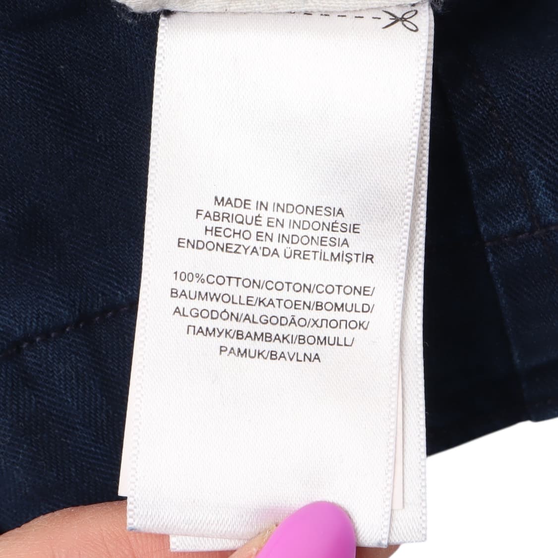 폴로 랄프로렌 네이비 헤링본 워크 코튼 팬츠 상품이미지9