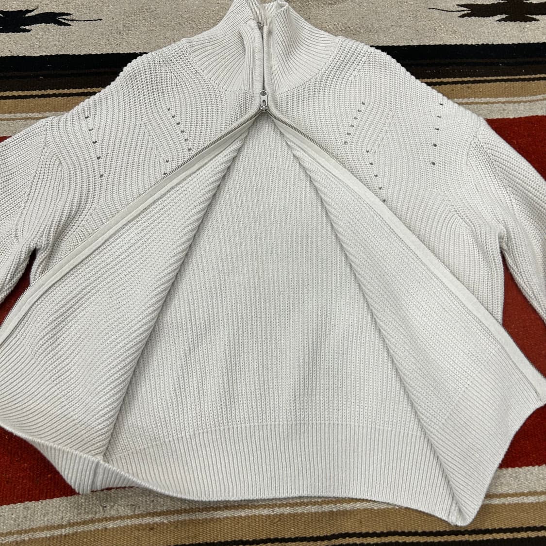 토니웩 알파카 집업 니트 상품이미지3