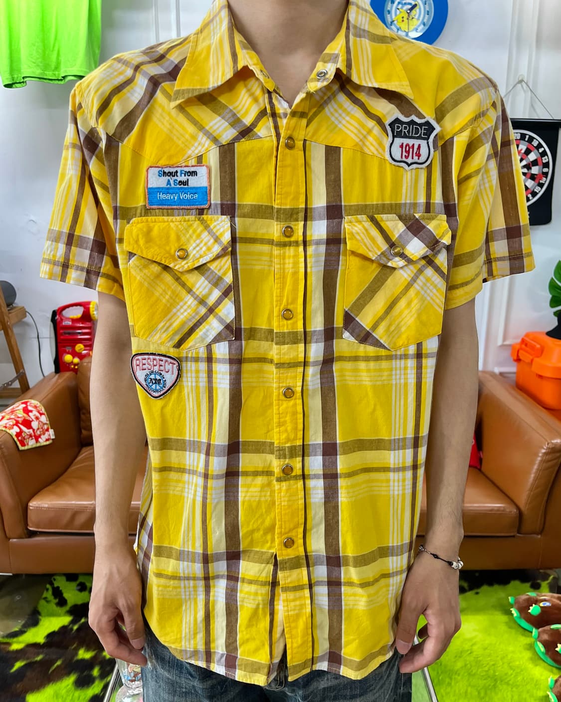 In the Attic Half Sleeve Check Shirt 상품이미지2
