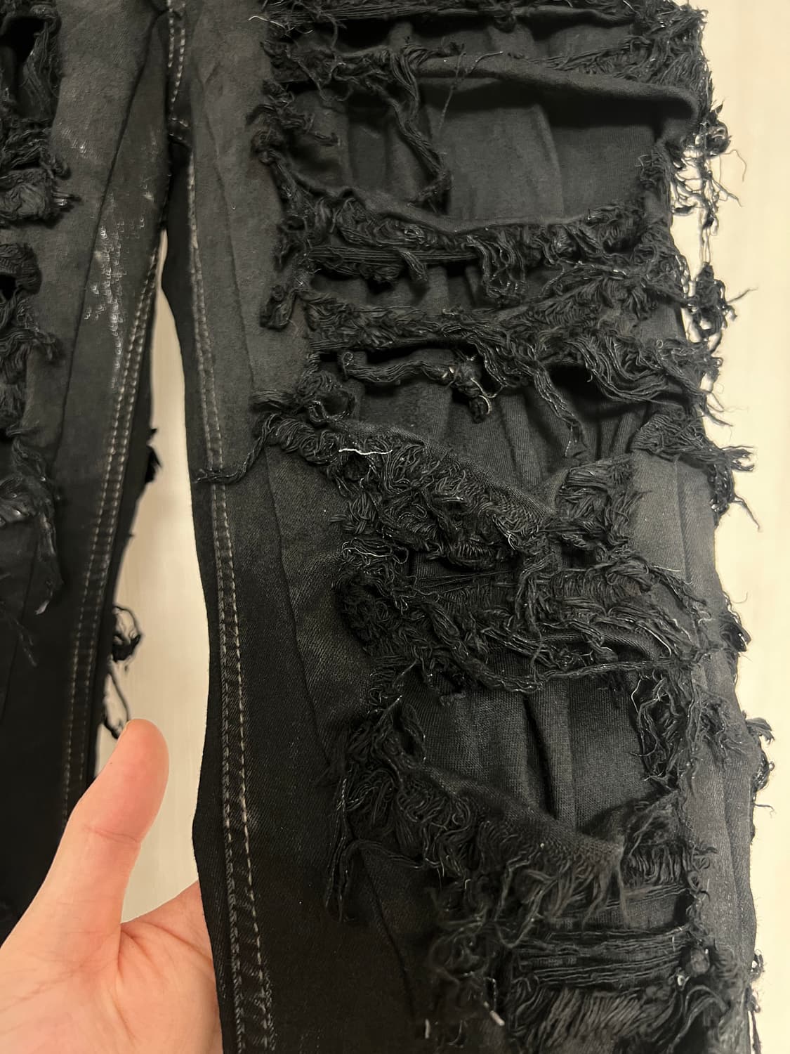 [30] 릭오웬스 디트로이트컷 디스트로이드 데님 진 상품이미지3