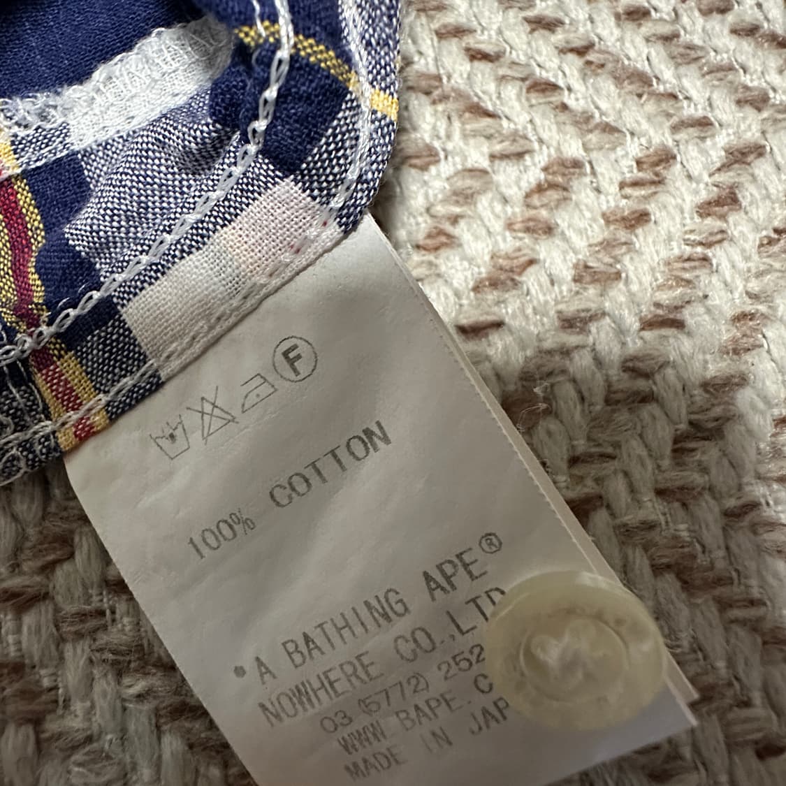 BAPE japan made patchwork shirt 상품이미지6