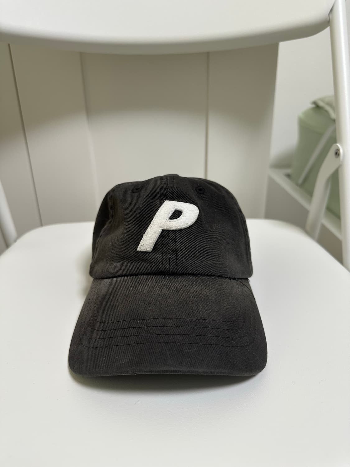 Palace Washed Twill P 6-Panel Black  상품이미지3