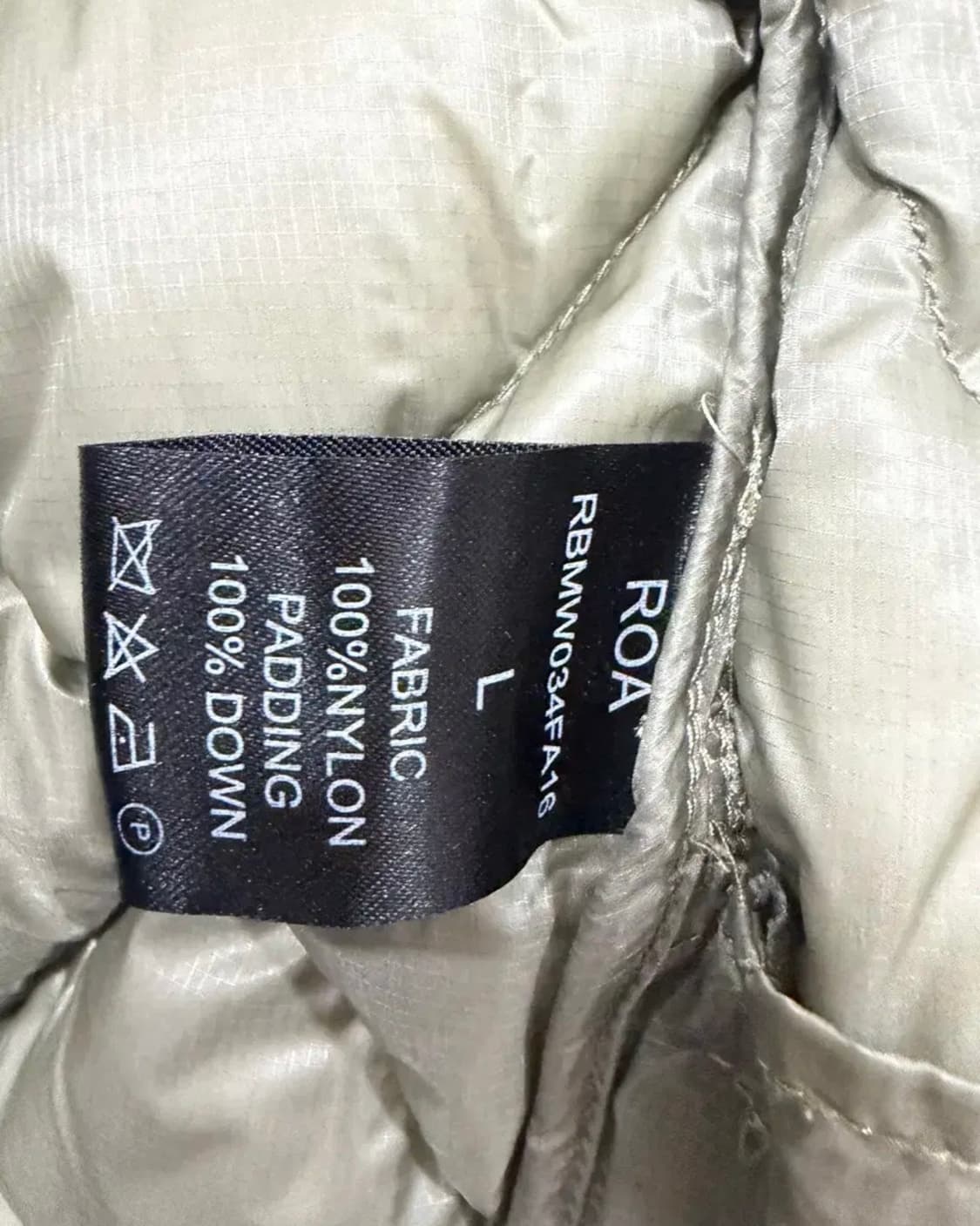 Roa 로아 패딩 그레이 L 상품이미지4