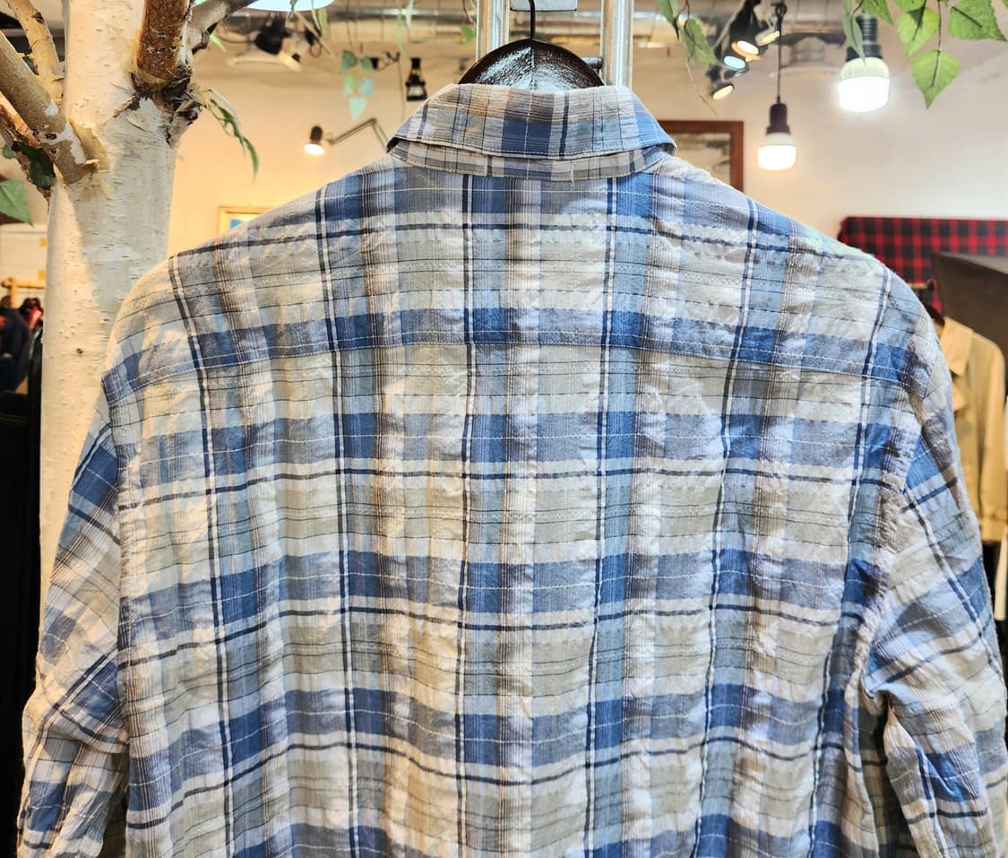 CP 컴퍼니 블루 체크 셔츠 상품이미지6