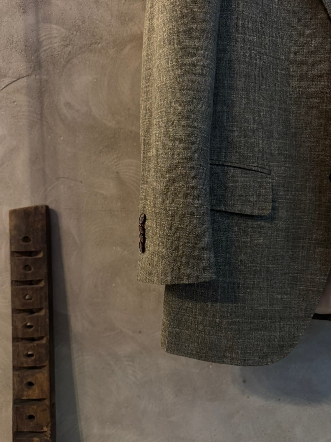 수트서플라이 울 실크 리넨 테일러드 자켓 슬림100 상품이미지5