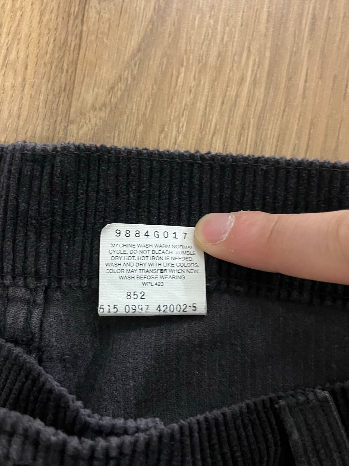 90s 빈티지 리바이스 565 코듀로이 made in usa 상품이미지3