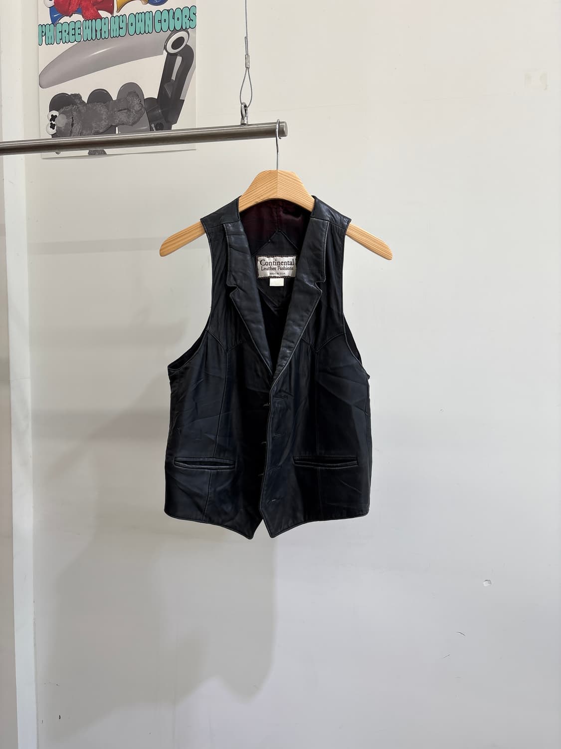CONTINENTAL (Made in USA) 레더베스트 상품이미지1