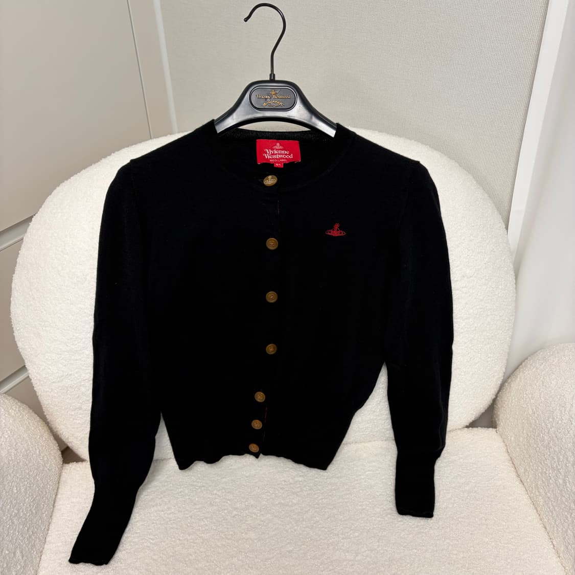 비비안웨스트우드 레드라벨 파인울 베이직 가디건 상품이미지4