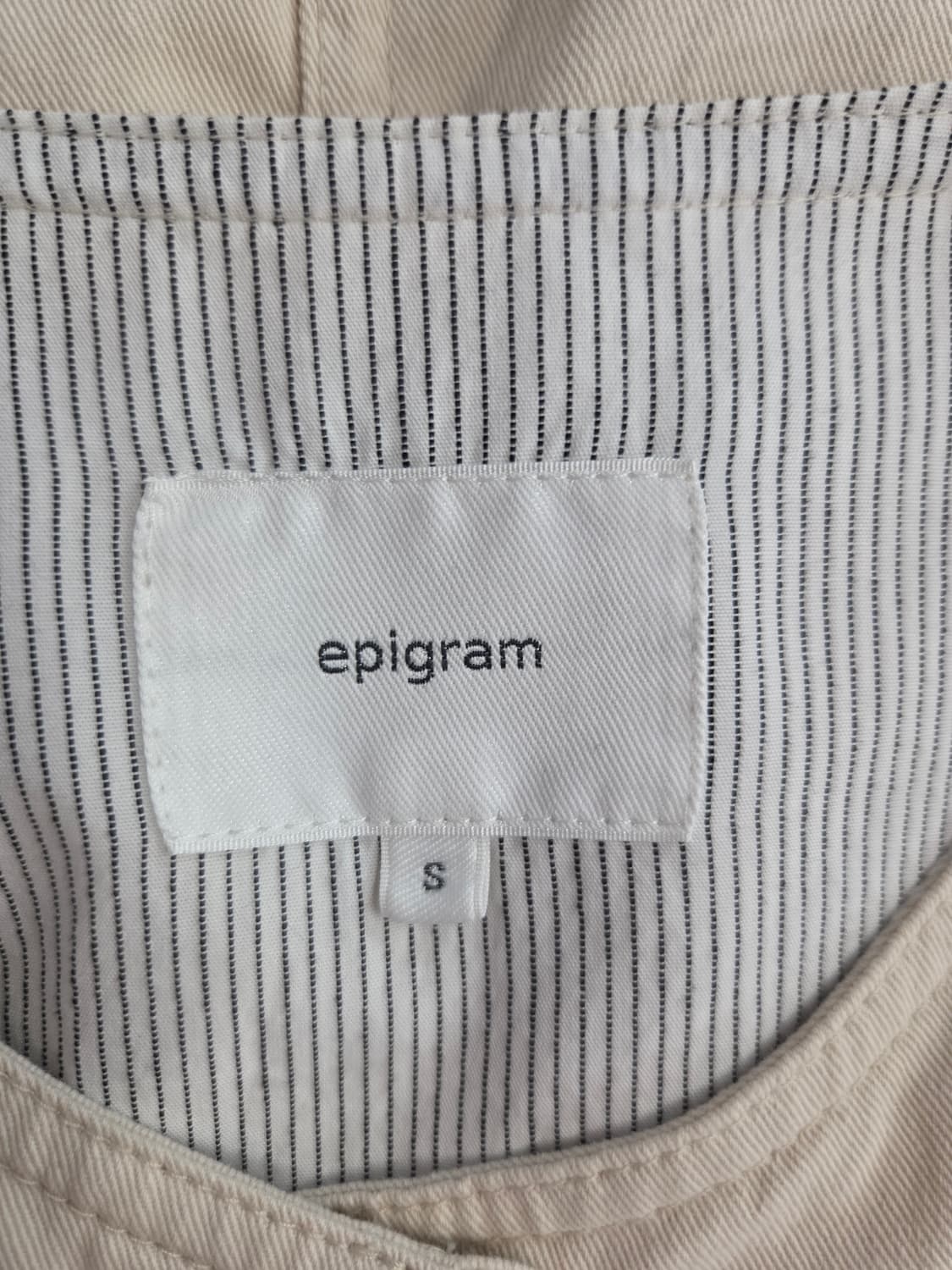 epigram 에피그램 노카라 코튼 자켓 상품이미지6