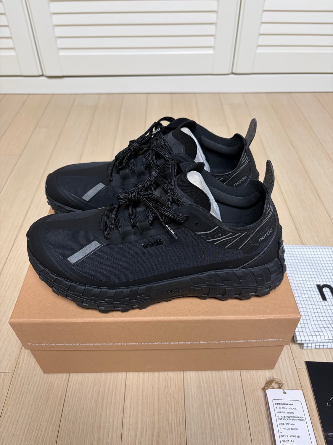 노다 Norda 001A / 스텔스 블랙 / 270 / 새상품 상품이미지3