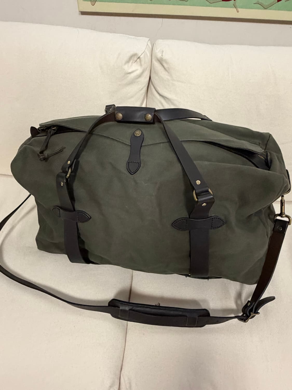 필슨 70222 미디움 더플백 (오터그린 / Made in USA) 상품이미지2