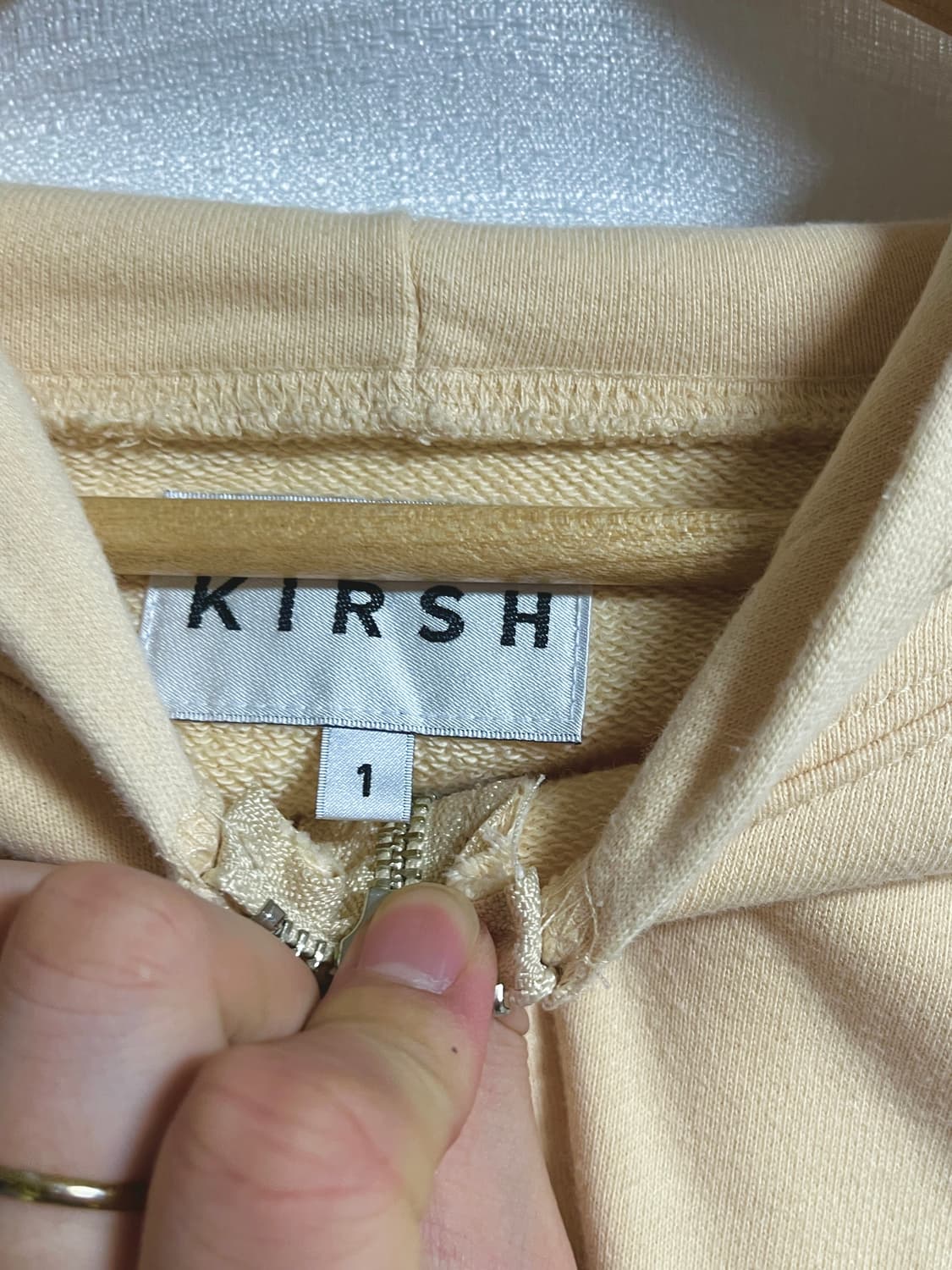 공용 키르시 오버핏 후드집업 후드티 XL 상품이미지5