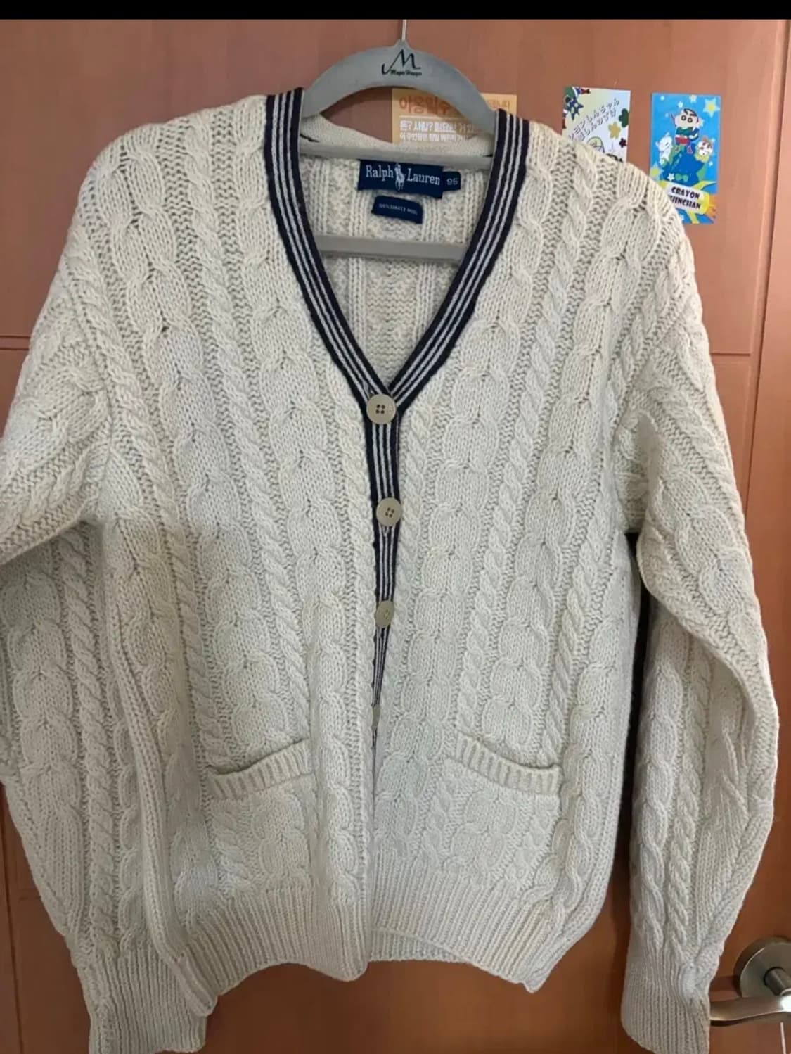 폴로빈티지가디건 판매합니다 상품이미지1