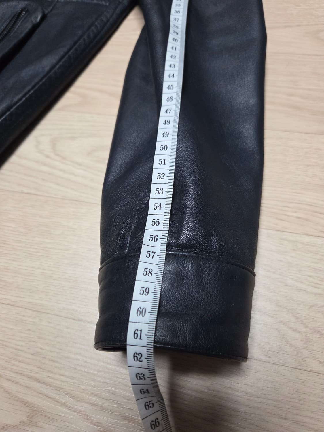 (3회 착)ZIO SONGZIO 송지오 네이비 양가죽 자켓 램스킨 레더 상품이미지9