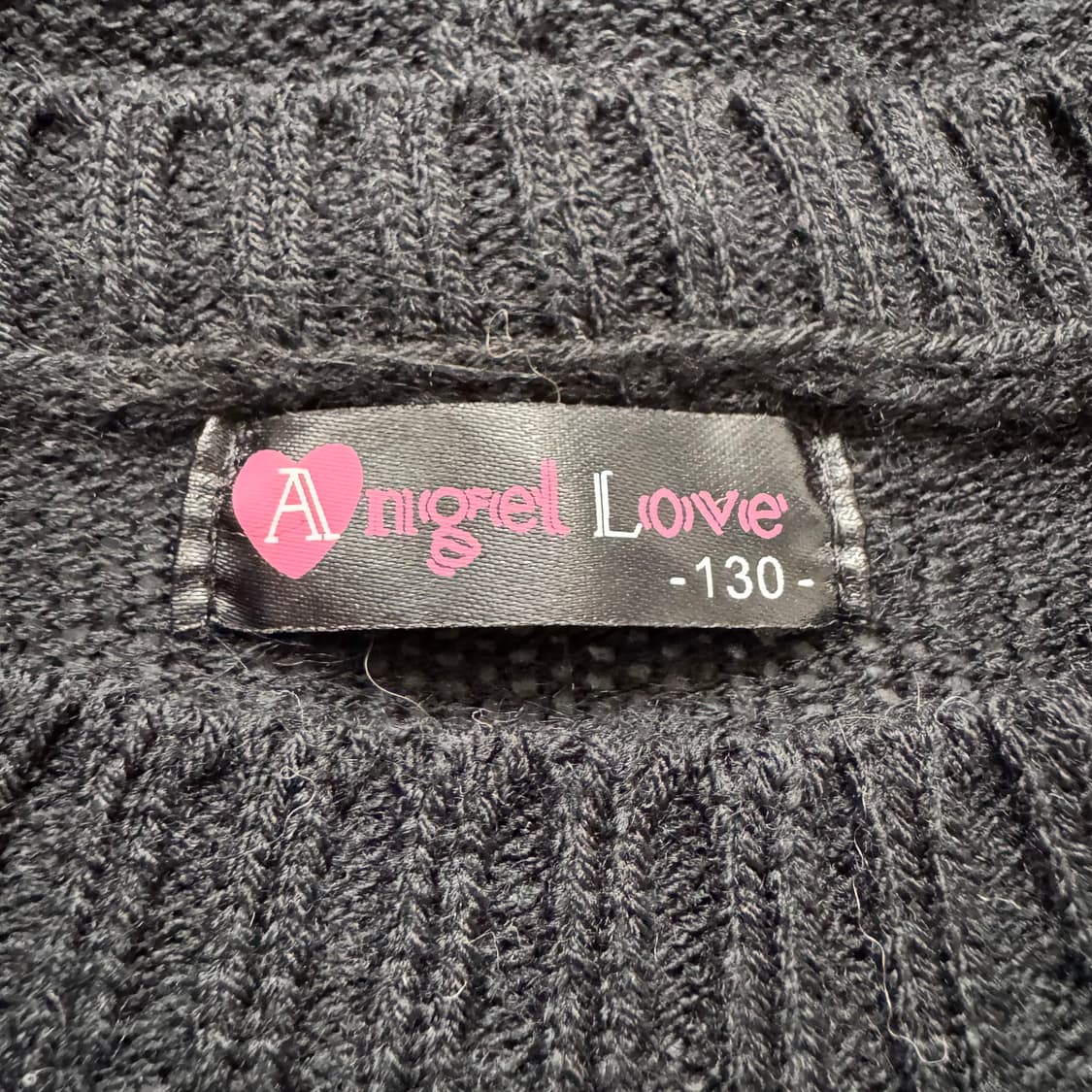 ANGEL LOVE 일본빈티지 니트 후드 원피스 방울 니트원피스 xs 상품이미지4