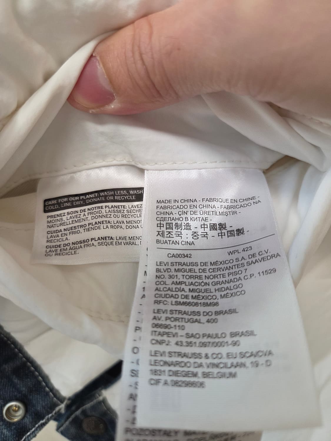 뉴발란스x리바이스 리버시블 패디드 자켓 S 상태 최상 상품이미지7