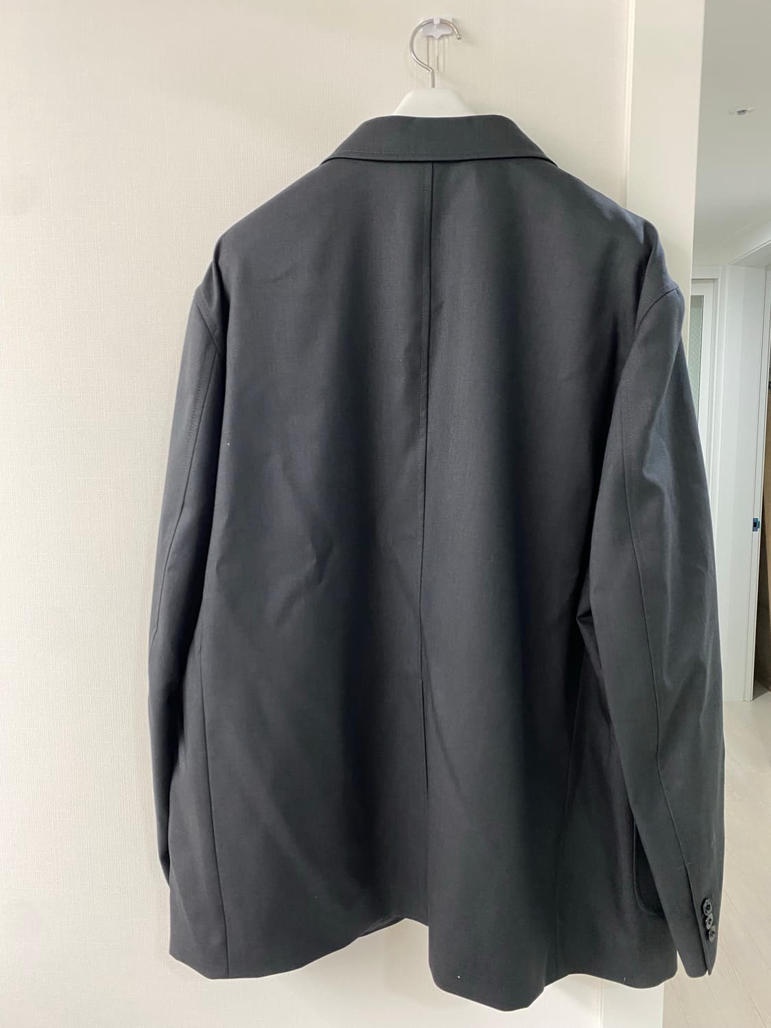 Fine wool sports jacket Dark Gray 상품이미지4