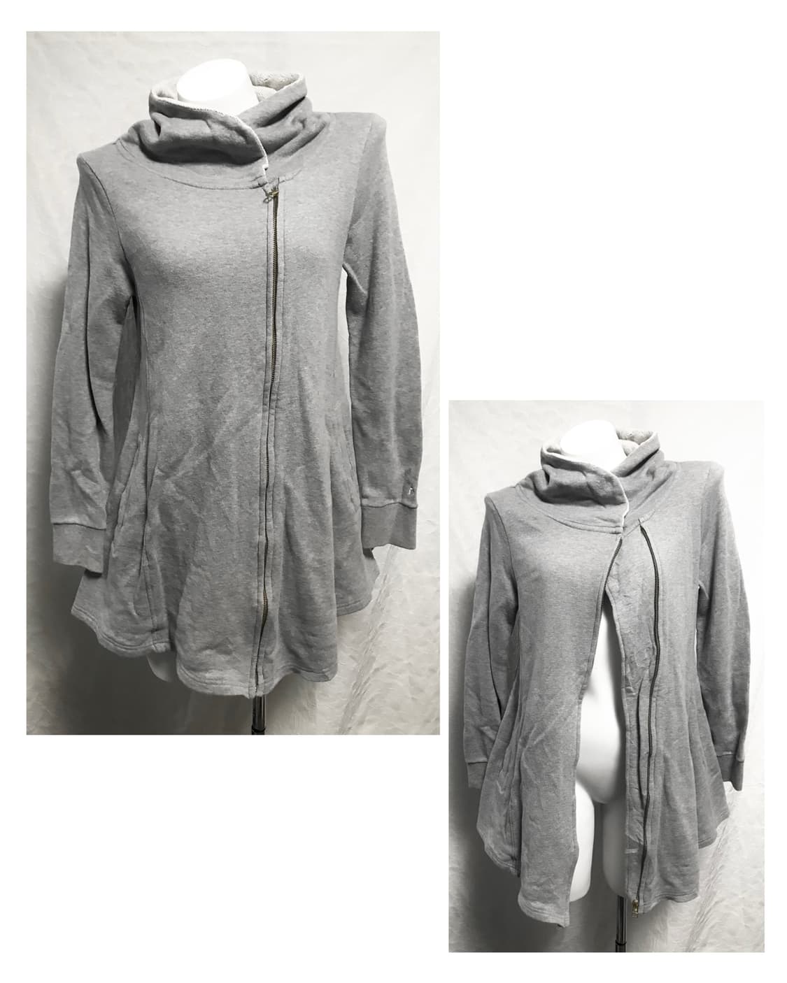 빈티지 아카이브 펑크 하이넥 스웨트 집업 상품이미지1