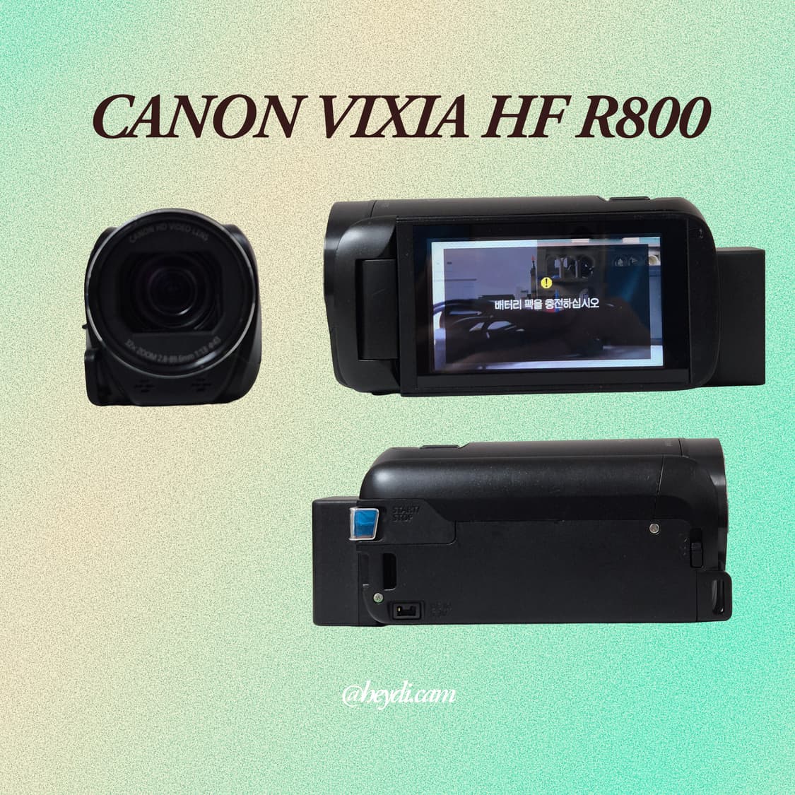 캐논 빅시아 CANON VIXIA HF R80 매트블랙 상품이미지3